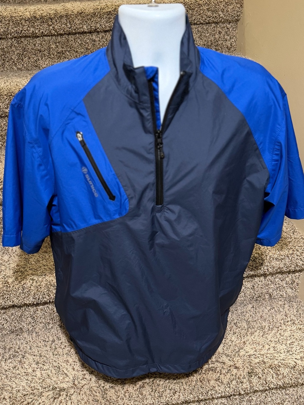 Sunice Typhoon *Zephal waterproof breathable* pullover golf ⛳️ rain jacket - M